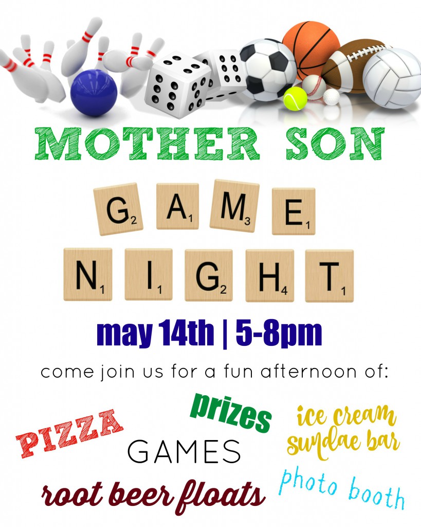 Mother Son Event Flyer